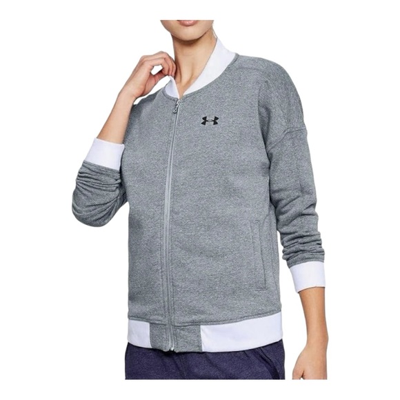 Under Armour Thread born Bomber Fleece Sz S - Picture 2 of 7